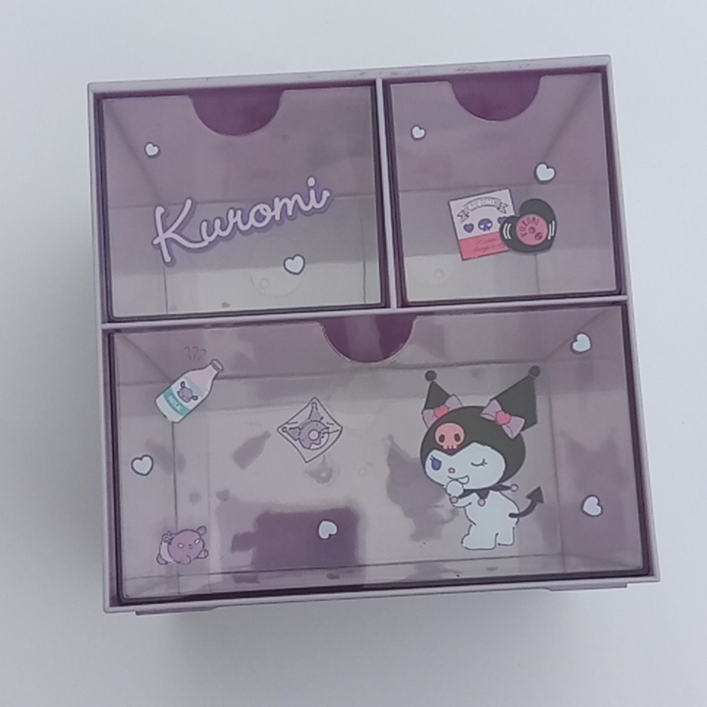 Miniso Sanrio Purple Organizer Box